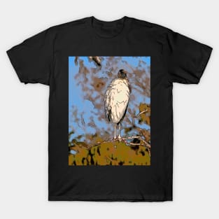 Wood Stork Standing T-Shirt